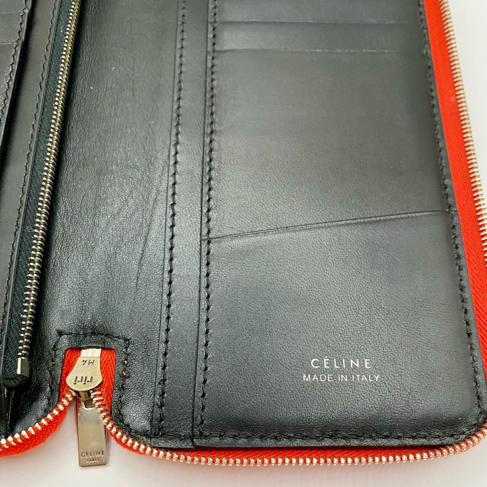 Celine zippy calfskin wallet - Picture 10 of 12